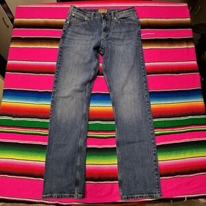 Wrangler 20X Style 44 Slim Straight Jeans Men's 36x36  (Fits 34x35) Blue Western